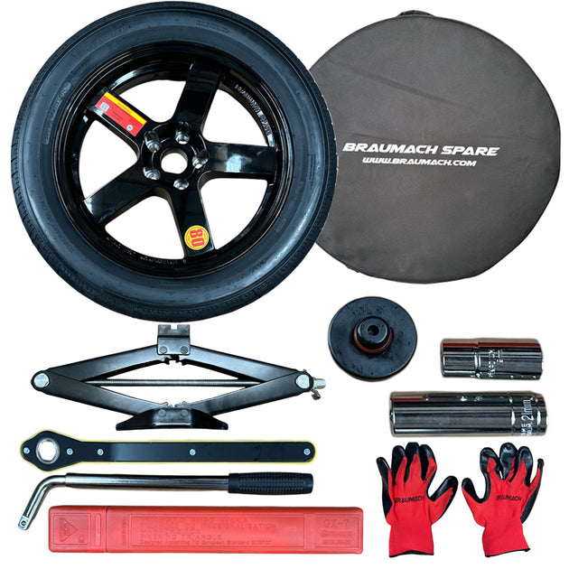 BMW 3 Series E90 E91 E92 E93 Space Saver Tyre Spare Wheel Kit- Braumach ...