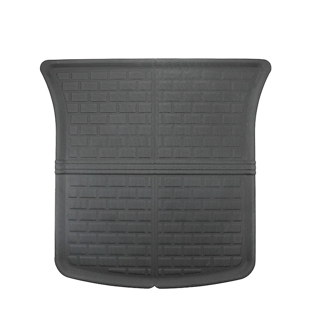 DESLE Tesla Model Y Trunk Mats All Weather Trunk Mats & Trunk Cargo Linvers Custom Fit Eco-Friendly,Rubber Odorless,TPE Material 3Pcs New Model Y