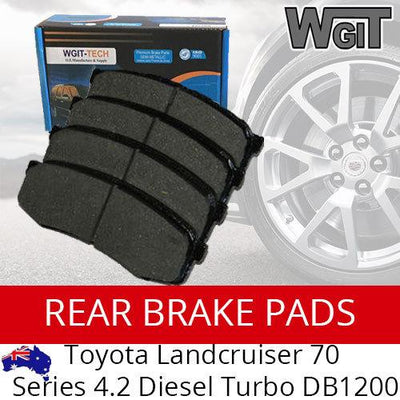 Rear Brake Pads For TOYOTA Landcruiser 70 Series Rear Pad Kit-4.2 Diesel DB1200 BRAUMACH Auto Parts & Accessories 