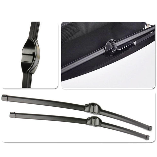Volkswagen Touareg Wiper Blades Aero For SUV 2007-2011 FRONT PAIR & REAR 3 xBL BRAUMACH Auto Parts & Accessories 