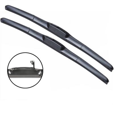 Wiper Blades Hybrid Aero For Dodge Challenger COUPE 2008-2016 FRT PAIR 2 xBL