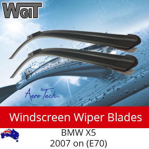 Windscreen Wiper Blades For for BMW X5 03-2008-09-2011 (E70) - Aero Design (PAIR) BRAUMACH Auto Parts & Accessories 