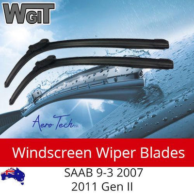Windscreen Wiper Blades For for SAAB 9-3 2007-2011 Gen II - Aero Tech Design (PAIR) BRAUMACH Auto Parts & Accessories 