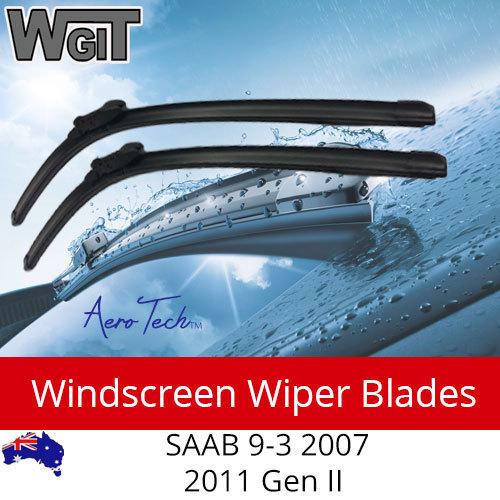 Windscreen Wiper Blades For for SAAB 9-3 2007-2011 Gen II - Aero Tech Design (PAIR) BRAUMACH Auto Parts & Accessories 