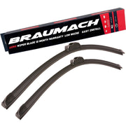Wiper Blades Aero smart fortwo (For A450) CABRIOLET 2004-2006 FRONT PAIR BRAUMACH Auto Parts & Accessories 