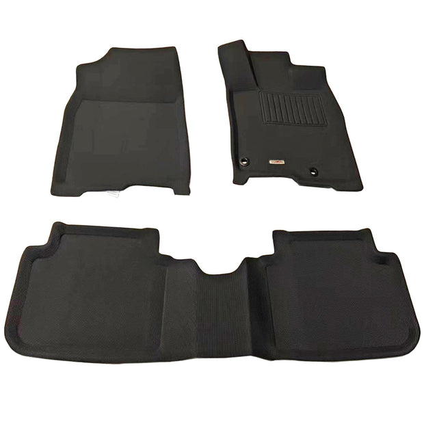 3D floor mats for HONDA CIVIC XPE Textured look RHD Front and Rear 2022-2024