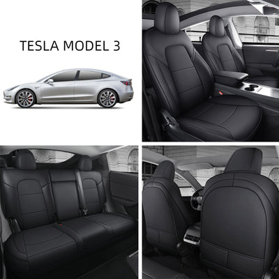 Tesla Model 3 Seat Covers Front Back Full set Model 2019-2023