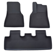TESLA NEW MODEL 3 RHD Floor Mats/Covers x 8 pcs 3D XPE Textured Waterproof Anti-Slip - 2020-2023