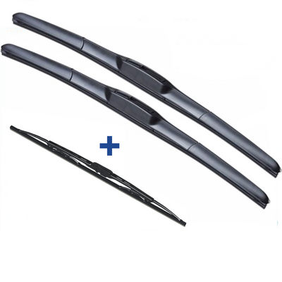 Wiper Blades Hybrid Aero For Audi A3 Hatch 1996-2002 FRONT & REAR BRAUMACH