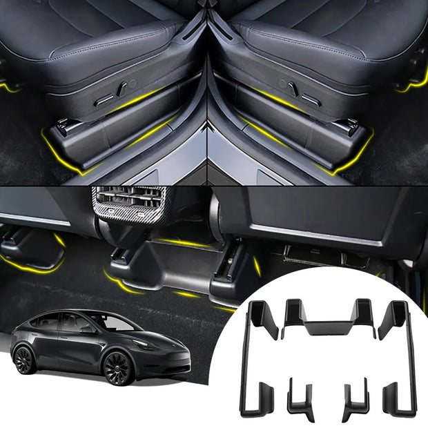Tesla Model Y Seat Slide Rail Cover Anti-Kick Protector - 2020-2024