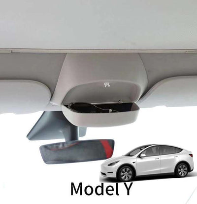 Tesla Model Y Car Sunglasses Case TRIM COLOR MATCH 2020-2023 - EASY INSTALL
