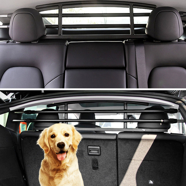 Tesla Model Y Dog Car Barrier Guard Trunk On Board Pet Railing - 2022 ...