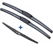 Wiper Blades Hybrid Aero For Kia Cerato Hatch 2009-2013 FRT PAIR & REAR 3 xBL