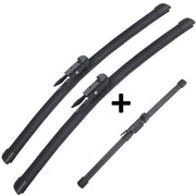 BMW X1 Wiper Blades Aero For SUV 2010-2015 FRT PAIR & REAR 3xBLS