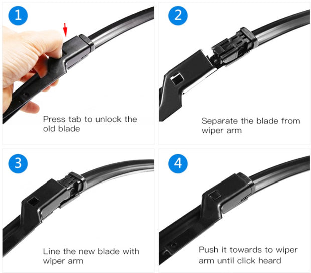 Wiper Blades Aero For Volkswagen Caravelle VAN 2013-2016 FRONT PAIR