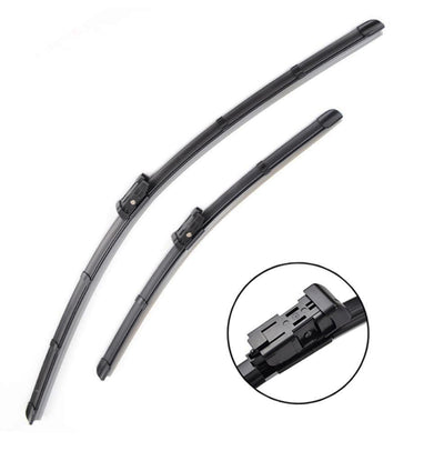 BMW X6 (incl E71) Wiper Blades Aero For SUV 2012-2014 FRT PAIR 2xBLS