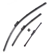 Wiper Blades Aero ForVolkswagen Scirocco Hatch 2008-2017 VORDERES PAAR &amp; HINTEN 3 xBL