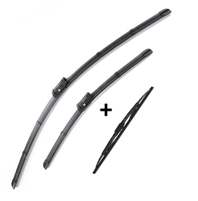 Wiper Blades Aero ForCitroen DS4 Hatch 2011-2016 FRT PAIR & REAR 3 x BLADES