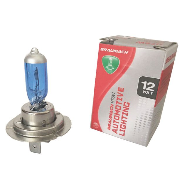 thumbnail image 2 of Seibel H7 Xenon Style Halogen Bulbs – 55W, 8000K White, Set Of 2 For Mercedes Audi BMW VW 2 of 3