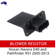 Blower Resistor For Nissan Navara D40 and Pathfinder R51 2005-2013 5Z000 BRAUMACH Auto Parts & Accessories 