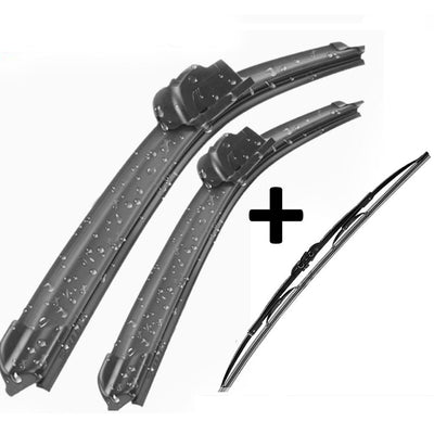 BMW 3 Series Wiper Blades Aero For COMPACT 1994-2000 FRT PAIR & REAR 3xBLS BRAUMACH Auto Parts & Accessories 