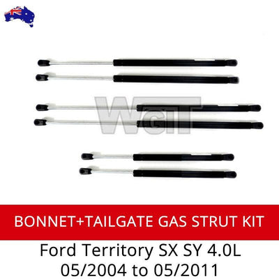 Bonnet Tailgate Window Glass Gas Struts For FORD Territory SX SY 05-04-05-11 BRAUMACH Auto Parts & Accessories 