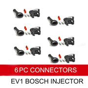 Bosch Ev1 Injector Connector Plug Boot And Pins 6Pcs BRAUMACH Auto Parts & Accessories 