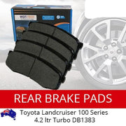 Brake Pads Rear For TOYOTA For Landcruiser 100 Series 4.2 ltr Turbo DB1383 BRAUMACH Auto Parts & Accessories 