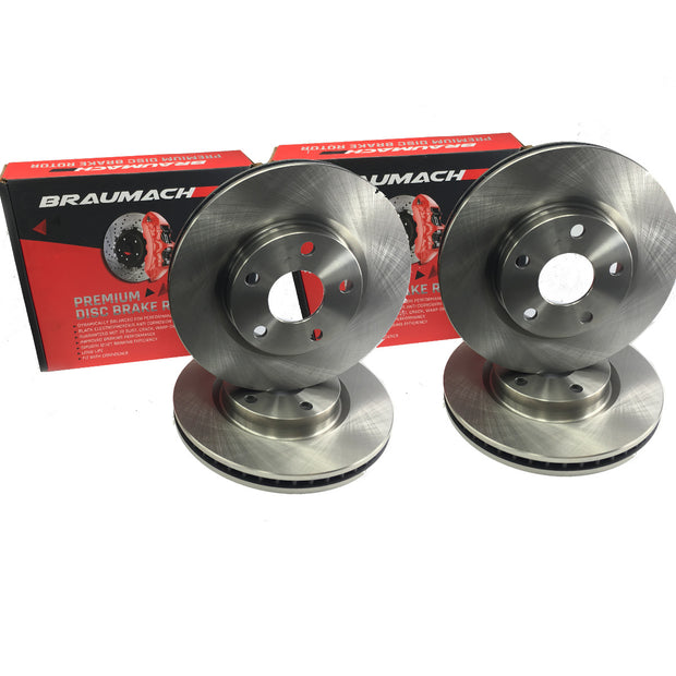 Front and Rear Disc Brake Rotors for Holden Special Vehicles Avalanche VY Wagon 5.7 i V8 4x4 20