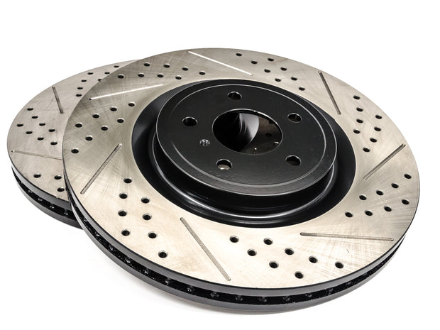 Front Drilled  Disc Brake Rotors for Holden Special Vehicles XU6 VT Sedan 3.8 i V6 Superchar