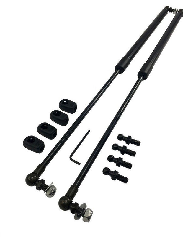 CANOPY GAS STRUTS 325mm - 600N - ADJUSTABLE - FLEXIGLASS - ARB - TOURERTOP - TJM (PAIR)