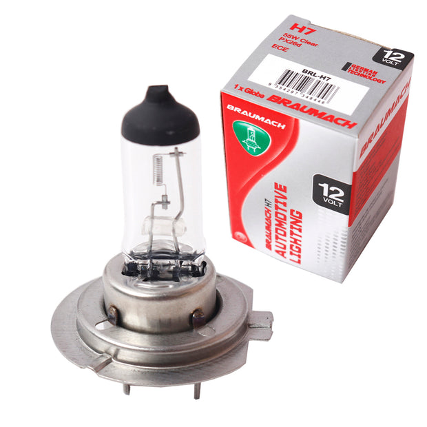 Headlight Bulbs Globes H7 x 2 for Fiat 500 C 312 Convertible 1.3 D Multijet 2009-2018