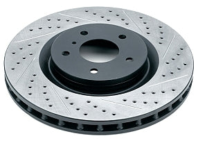 Hinten Satz Bremsbeläge + Schlitzscheibenrotoren für Ford Falcon BA Ute 4.0 i (Inc XR6) 2002–2005