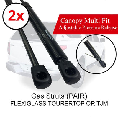 CANOPY GAS STRUTS FOR BRAHMA CANOPY - 375mm 100NF (2 x New) BRAUMACH Auto Parts & Accessories 