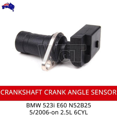 Crankshaft Crank Angle Sensor For BMW 523i E60 N52B25 5-2006-on 2.5L 6CYL BRAUMACH Auto Parts & Accessories 