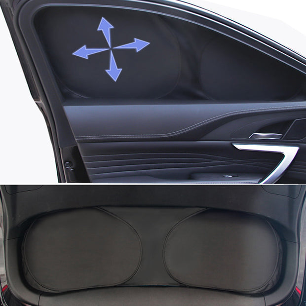 TESLA MODEL Y Car Privacy Blackout Curtains Sunshades 8pc supplied - 2020-2024
