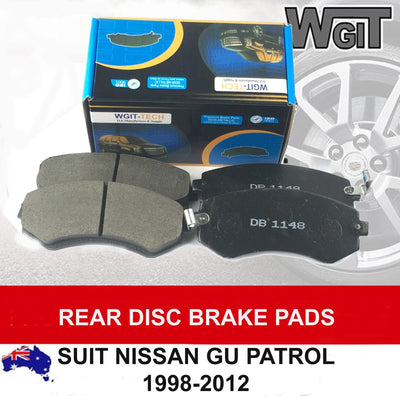 Disc Brake Pads Kit Rear For NISSAN Patrol GU GUII 1998-2012 DB1148 BRAUMACH Auto Parts & Accessories 