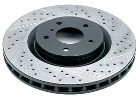 Rear Drilled Brake Rotors and Pads for Holden Special Vehicles Clubsport VT Sedan 5.7 i V8 1999