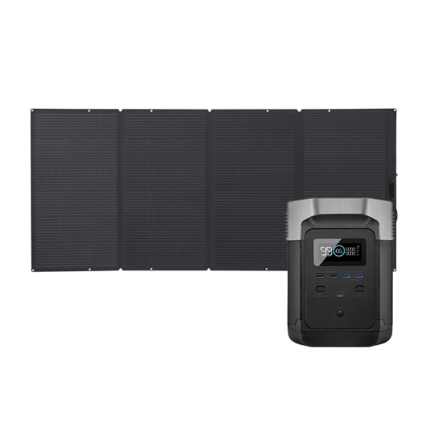 EcoFlow Delta Power Station with one 400W Solar Panel