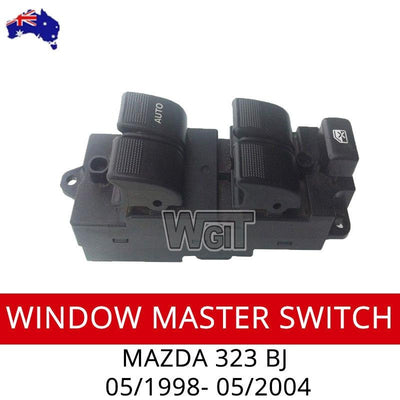 For MAZDA 323 BJ WINDOW MASTER SWITCH BLACK OEM QUALITY 05-1998- 05-2004 BRAUMACH Auto Parts & Accessories 