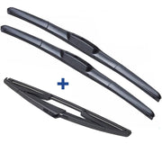 For Toyota Wish Wiper Blades Hybrid Aero WAGON 2003-2009 For FRONT PAIR & REAR 3xBL BRAUMACH Auto Parts & Accessories 