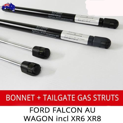 Ford Falcon Gas Struts Bonnet Tailgate for AU Wagon All Models (2 x Pair) BRAUMACH Auto Parts & Accessories 