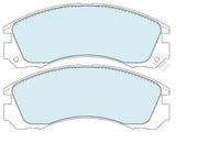 Front Brake Pads DB1223 for MITSUBISHI Magna Aug 2003 - 2005 - SEMI METALLIC PERFORMANCE BRAUMACH Auto Parts & Accessories 