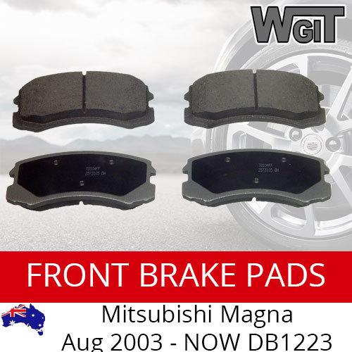 Front Brake Pads DB1223 for MITSUBISHI Magna Aug 2003 - 2005 - SEMI METALLIC PERFORMANCE BRAUMACH Auto Parts & Accessories 