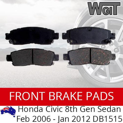 Front Brake Pads For HONDA Civic 8th Gen Sedan Feb 2006 - Jan 2012 DB1515 BRAUMACH Auto Parts & Accessories 