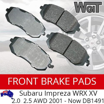 Front Brake Pads For SUBARU Impreza WRX XV 2.0 2.5 AWD 2001 - Now BRAUMACH Auto Parts & Accessories 