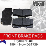 Front Brake Pads For TOYOTA HiLux 4WD 1994 - 2012 DB1739 KUN25 KUN26 BRAUMACH Auto Parts & Accessories 