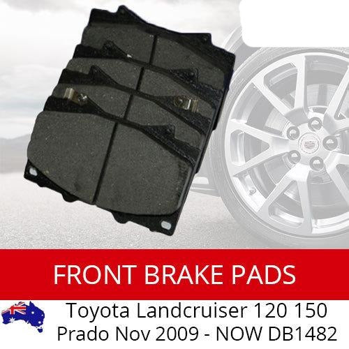 Front Brake Pads For TOYOTA Landcruiser 120 150 Prado Nov 2009 - NOW DB1482 BRAUMACH Auto Parts & Accessories 