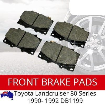 Front Brake Pads For TOYOTA Landcruiser 80 Series 1990- 1992 DB1199 BRAUMACH Auto Parts & Accessories 