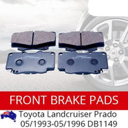 Front Brake Pads For TOYOTA Landcruiser Prado 05-1993-05-1996 DB1149 BRAUMACH Auto Parts & Accessories 